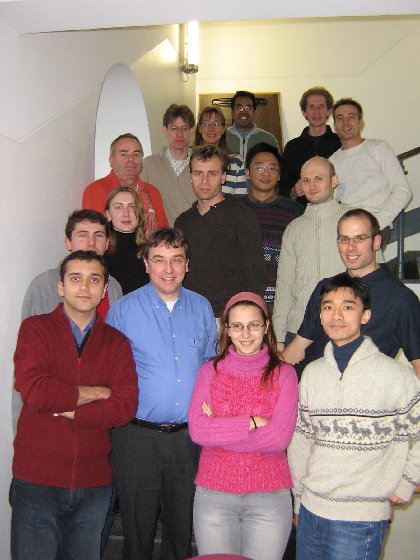 Group photograph with international research colleagues