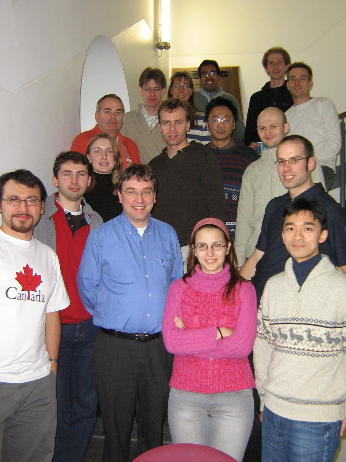 Group photograph with international research colleagues